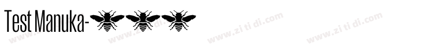 Test Manuka字体转换